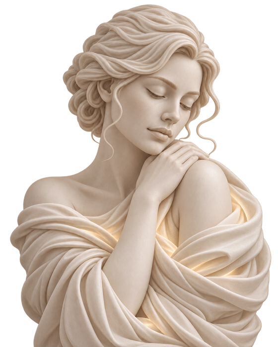 Statua che rappresenta il benessere interiore